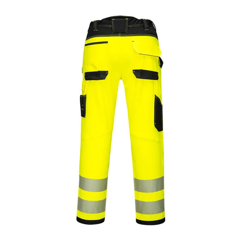 PortWest PW303 Warnschutz-Stretchhose mit 10 Taschen