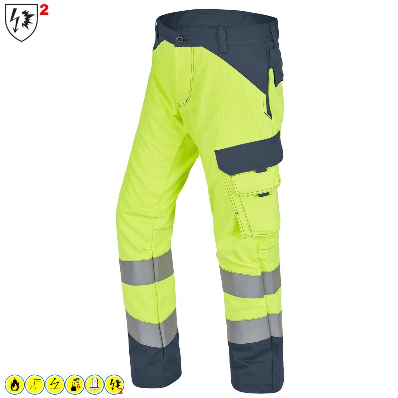 Rofa MultiNorm Warnschutz Bundhose 455 2385 doppellagig