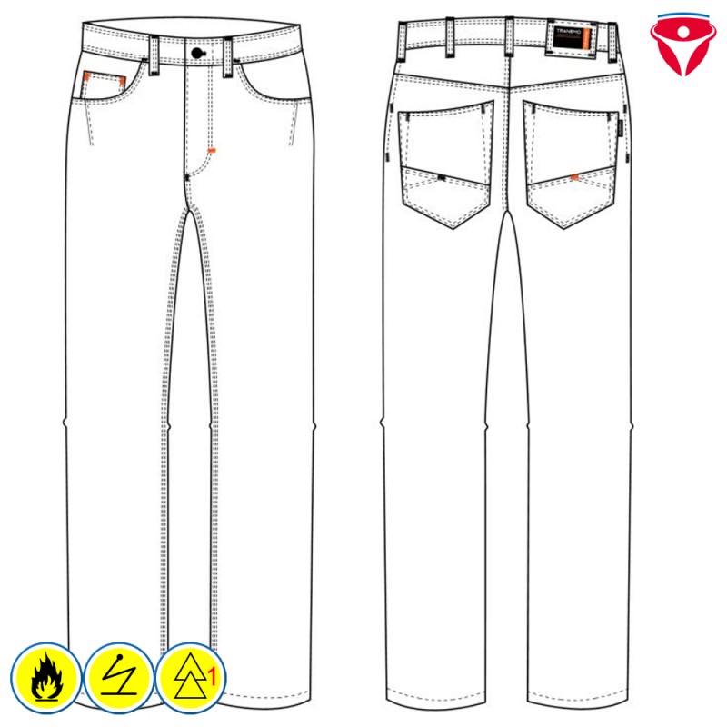 Tranemo FR Stretch Jeans flammhemmend 6352 85