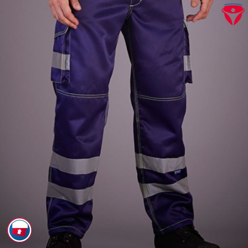 Warnschutz Cargo Hose mit Kniepolstertaschen
