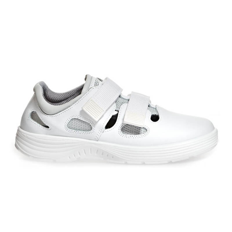 Abeba 711131 Sandale aus Glattleder mit Doppelklettverschluss