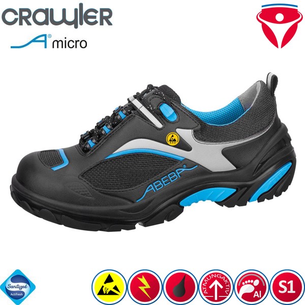 ABEBA 34511 extra leichte ESD S1 Sicherheitsschuhe mit leichter Alukappe