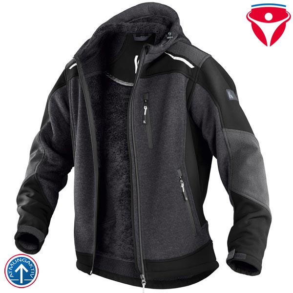 Kübler Strickjacke 1741 mit Kapuze