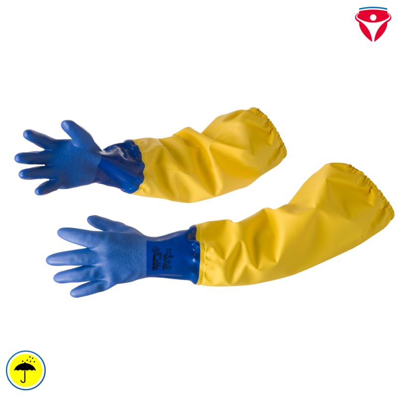 Dolfing verlängerte Handschuhe mit Gummizug wasserdicht 450.01