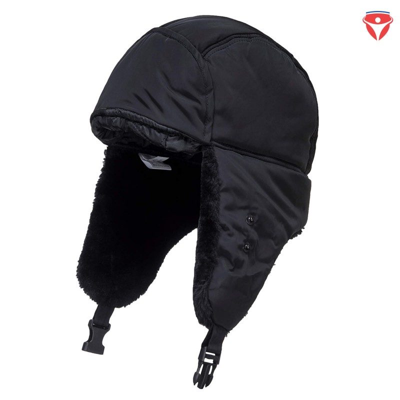 PortWest HA13 Winter Trapper Mütze - gefüttert