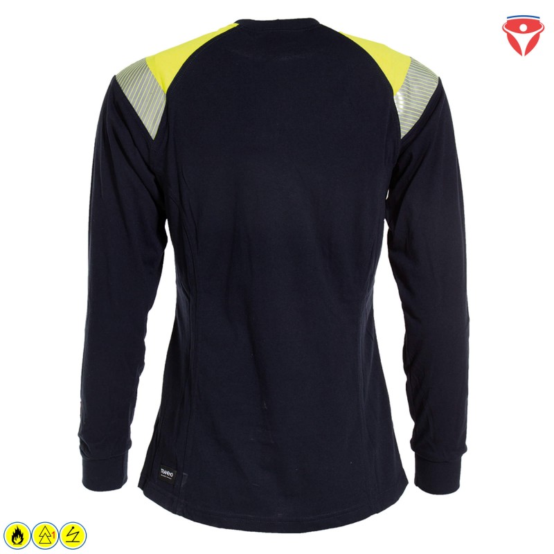 Tranemo FR Damen Shirt 6373 89 mit HiVis Material