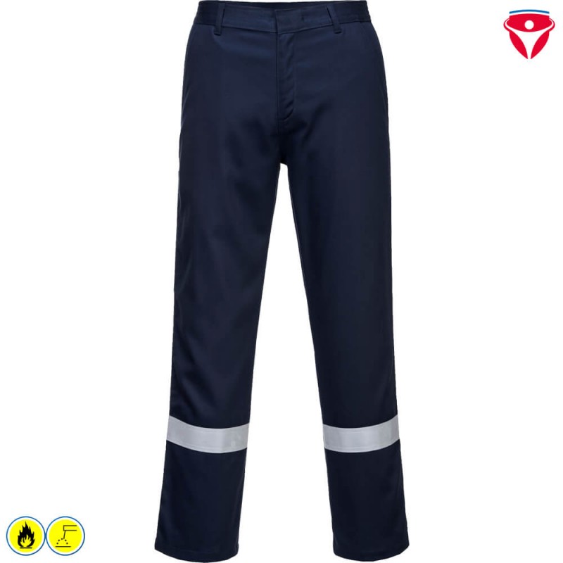 PortWest BZ14 BizWeld IONA Schweisser Bundhose mit Reflexstreifen
