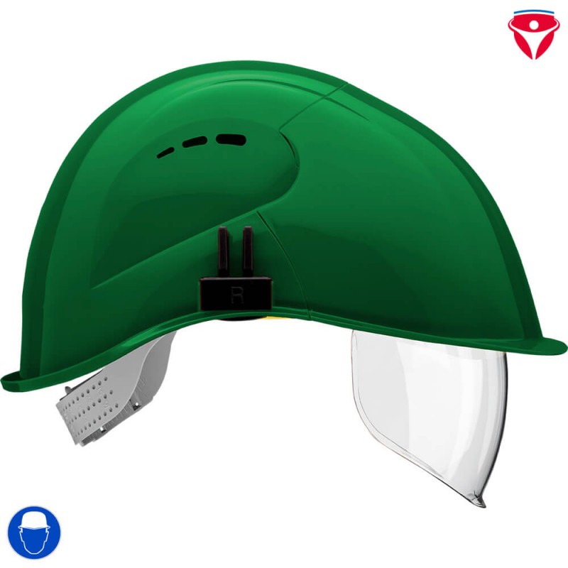 Voss VisorLight Schutzhelm mit integriertem Visier nach EN 166