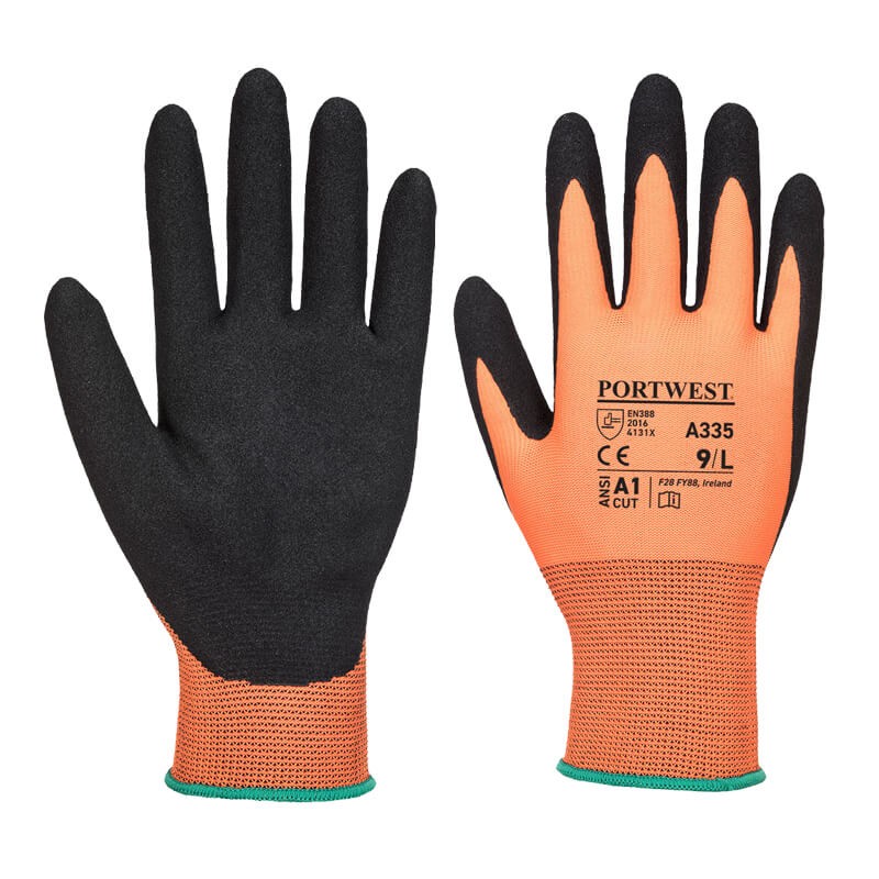 Dermi-Grip A335 Nitrilschaum Handschuhe