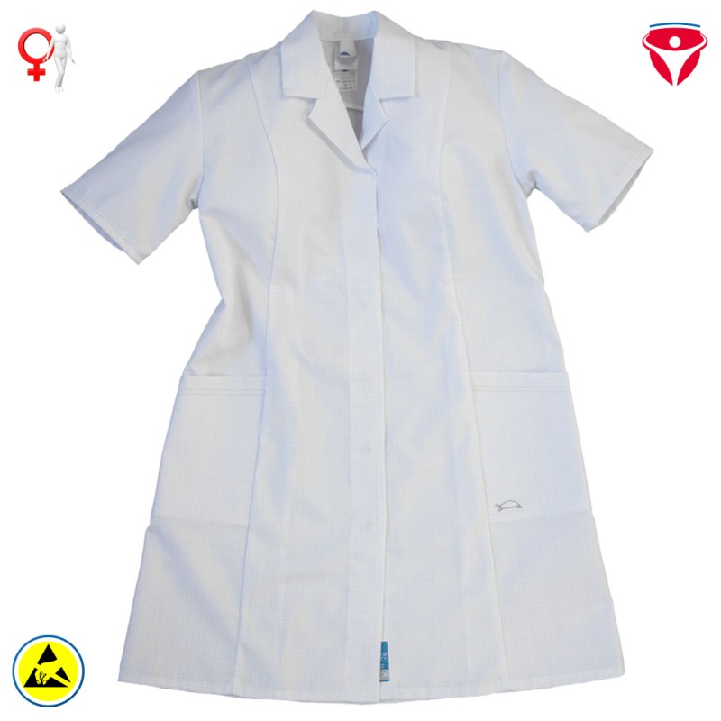 ESD Damen Mantel ConducTex - kurzarm