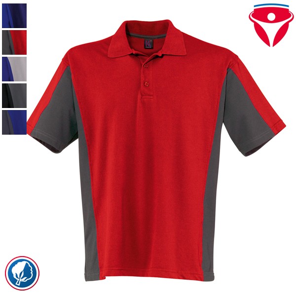 Kübler 5019 Polo-Shirt zweifarbig