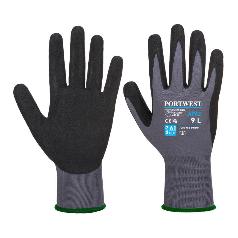 PortWest AP62 DermiFlex Aqua Handschuhe schwerölabstossend