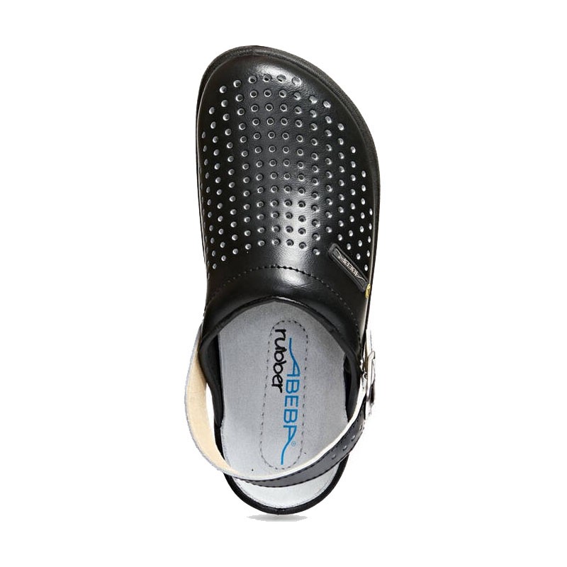 Abeba RUBBER 5310 | Clogs OB ESD, schwarz