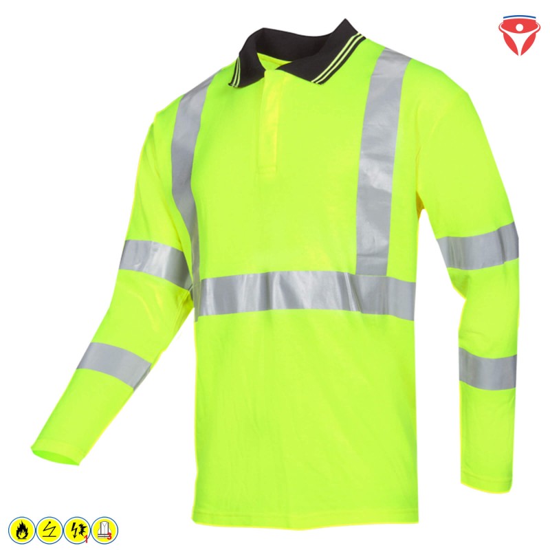 Sioen Elgin MultiNorm Warnschutz Polo-Shirt Klasse 3 IEC 61482-2