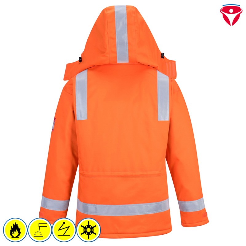 PortWest FR59 flammhemmende Antistatik Winterjacke