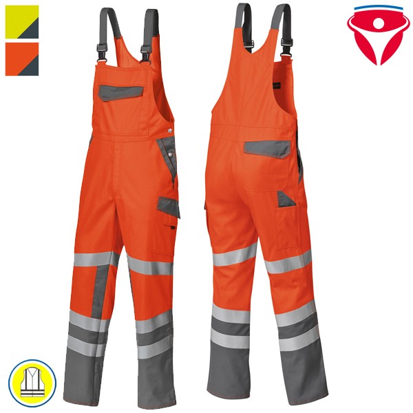 BP 2111 Warnschutz Latzhose Hi-Vis