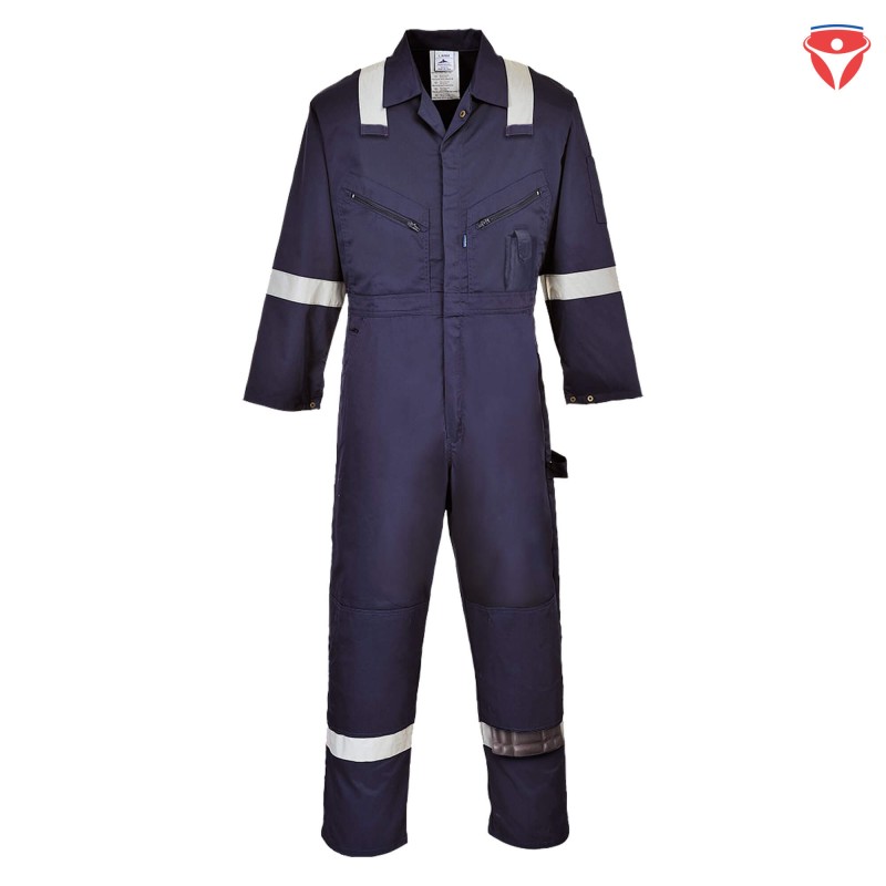 Iona Overall mit Reflexstreifen PortWest C814 aus Baumwolle