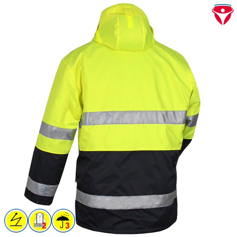 HB Warnschutz Parka mit Antistatik EN 1149-5