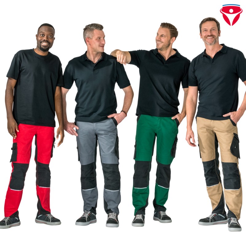 Planam Norit Herren Arbeitshose mit viel Bewegungsfreiheit