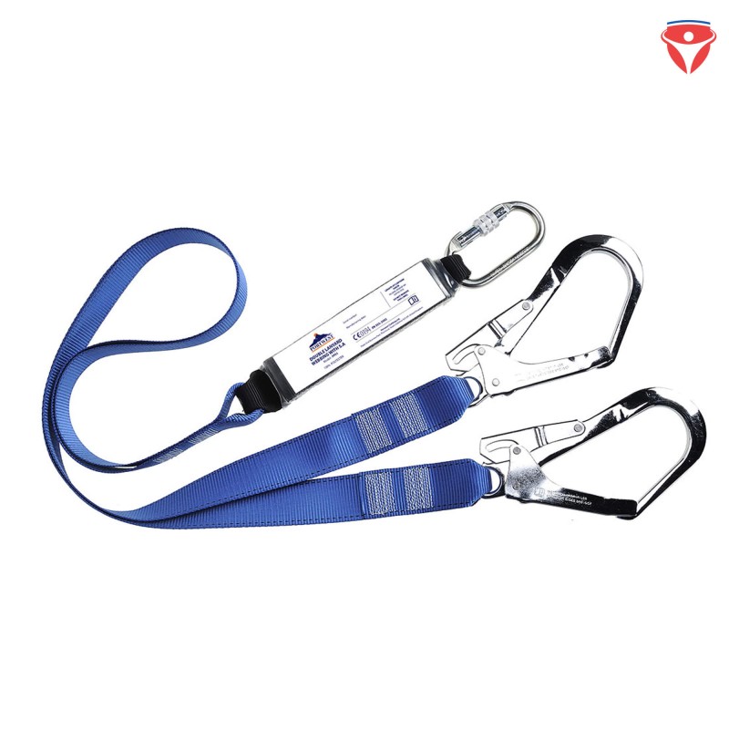 PortWest FP51 Doppeltes Halteband mit Bandfalldämpfer | Verbindungsmittel