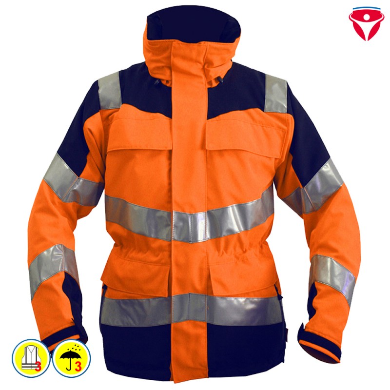 HB Hi-Vision Basic Warnschutz Jacke Klasse 3