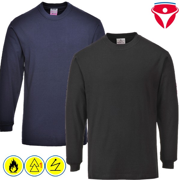 PortWest FR11 flammhemmendes antistatisches T-Shirt