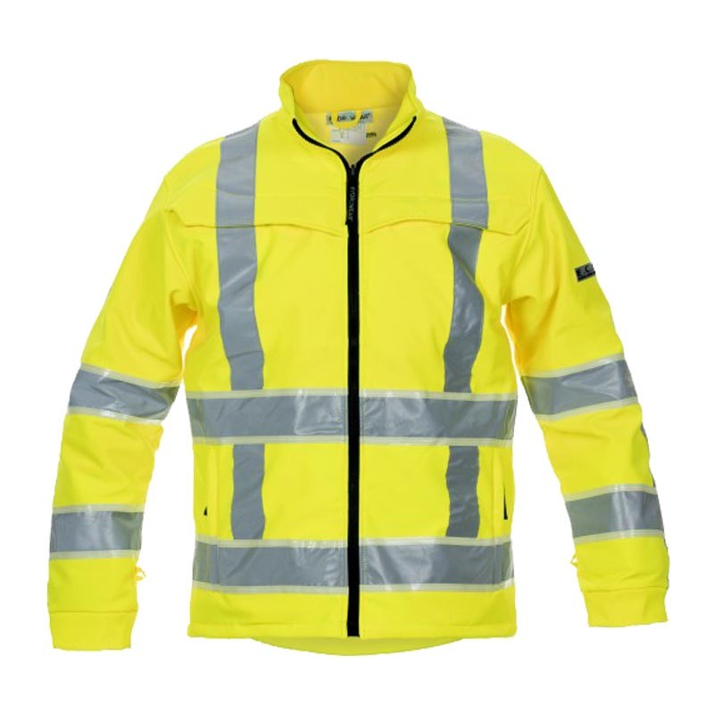 HydroWear INGEN Warnschutz Softshell Jacke Glow in the Dark