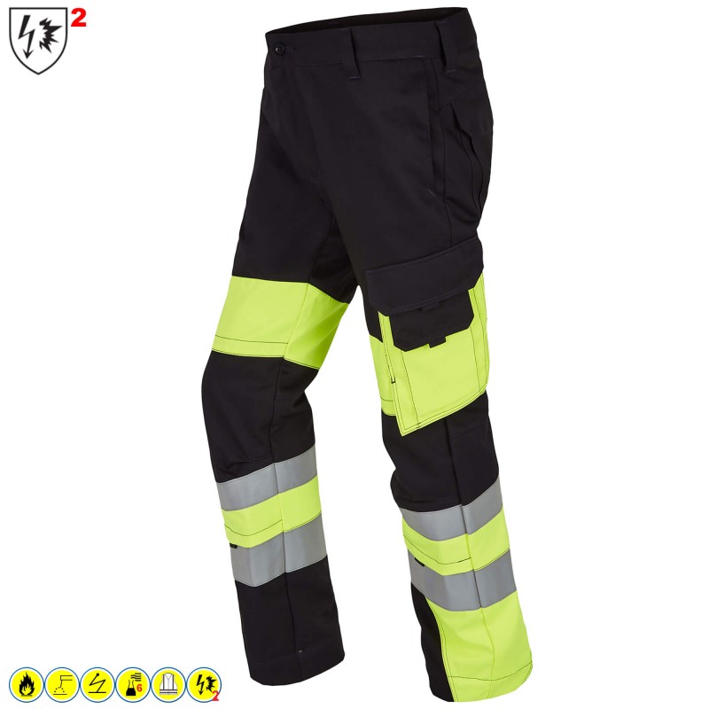 Rofa 2430 Warnschutz Bundhose flammhemmend mit Störlichtbogenschutz APC 2
