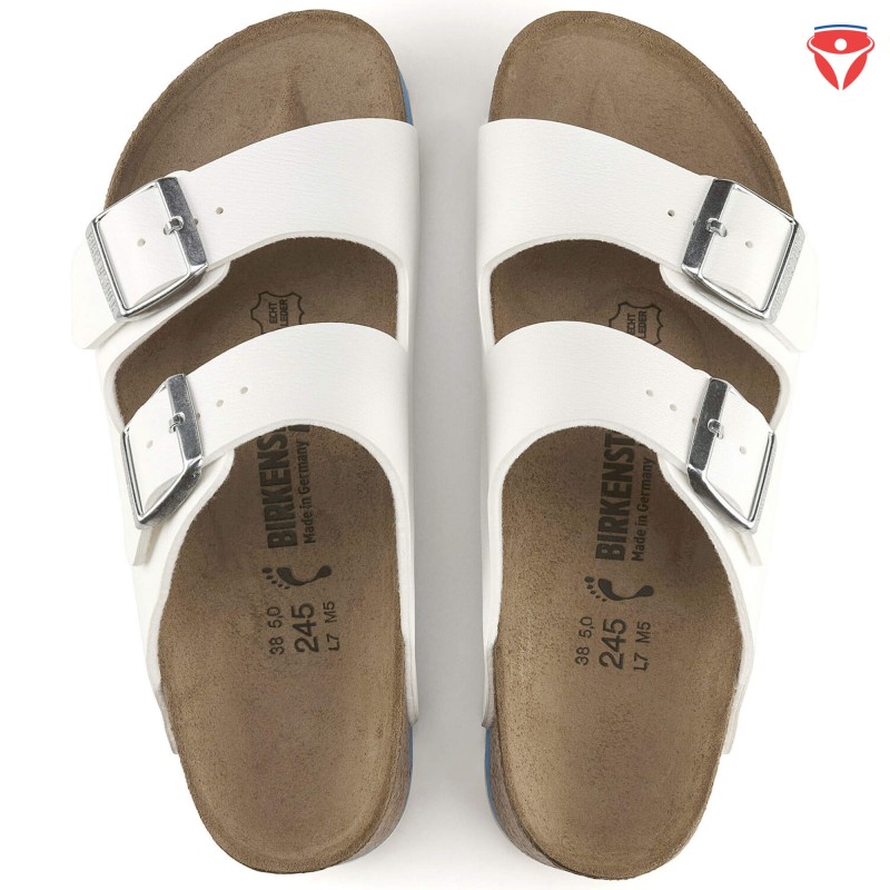 Birkenstock Arizona SL Super Grip Sandale mit Birko Flor Fussbett