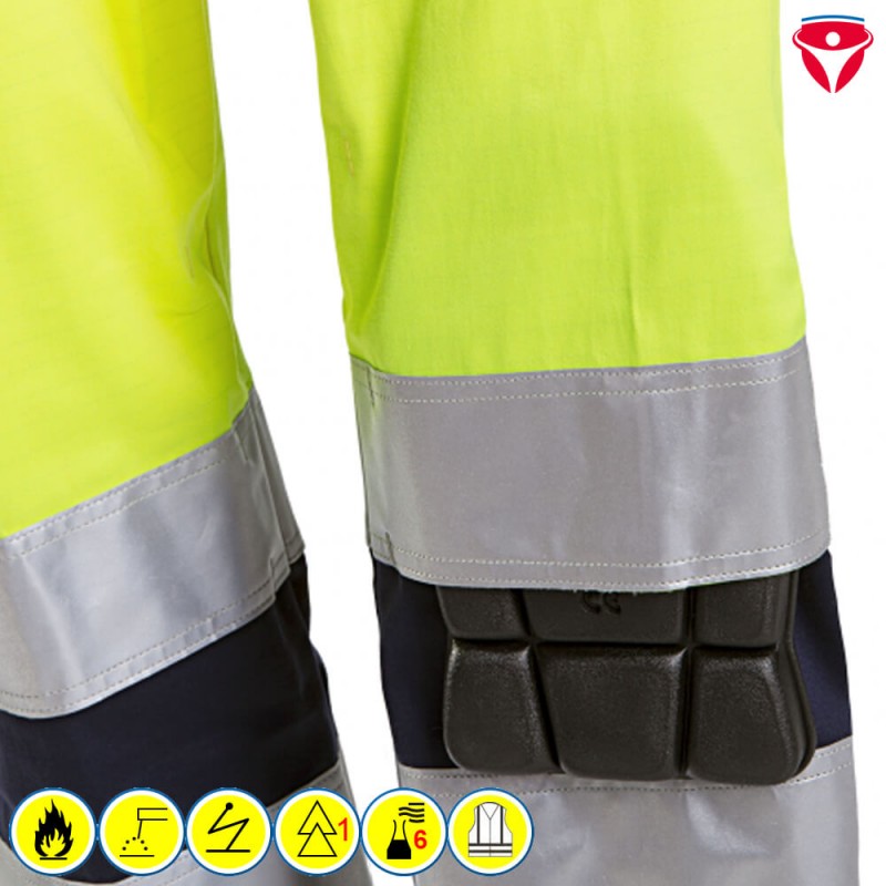 Sioen Royan MultiNorm Warnschutz Bundhose mit Störlichtbogenschutz