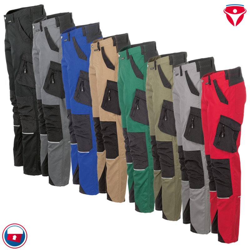 Planam Norit Herren Arbeitshose mit viel Bewegungsfreiheit