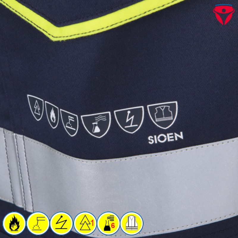 Sioen Millau MultiNorm Warnschutz Jacke