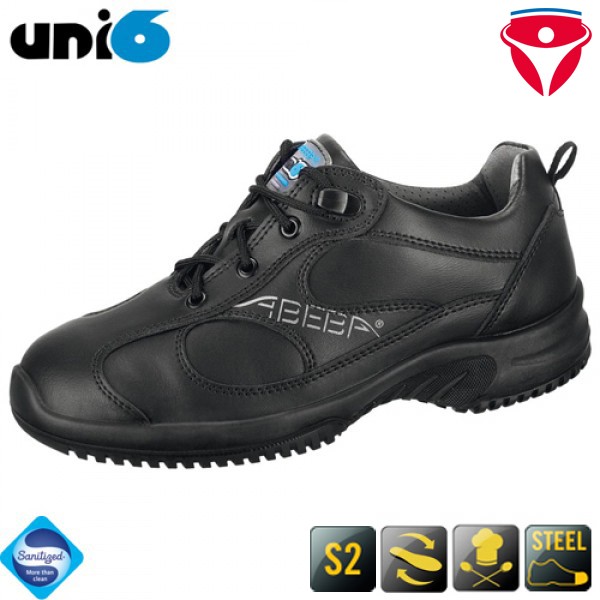 ABEBA 1751 Uni6 moderne S2 Sicherheitsschuhe Küchenschuhe für die Küche