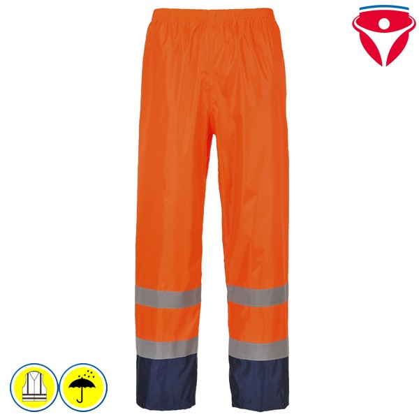 PortWest H444 günstige Warnschutz Regenhose
