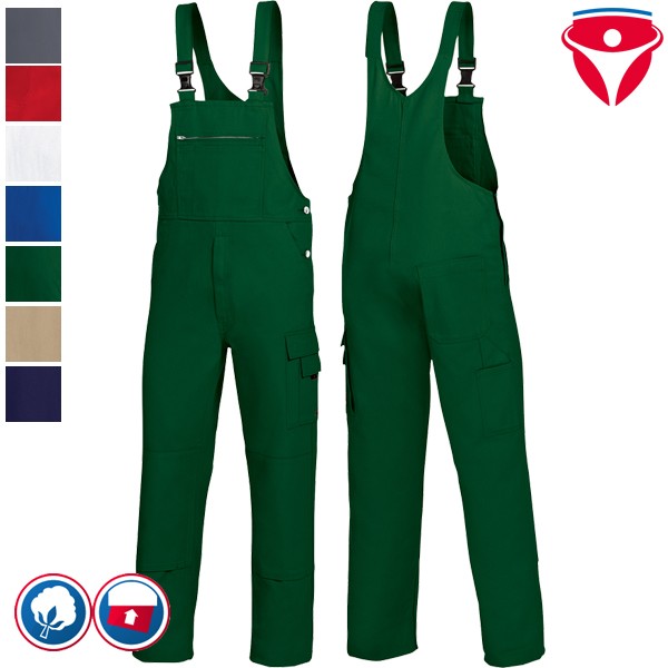 BP Basic 1482 Latzhose mit Kniepolstertaschen