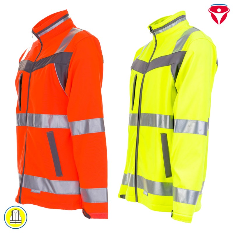 Planam Plaline Warnschutz Softshell Jacke